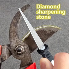 Affilacoltelli diamantati affilatura metallo doppia sabbia lima forbici attrezzi giardinaggio shar Scissors price
