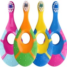 2PCS Spazzolino da Denti Neonato Setole Morbide Allenamento Bambini Spazzola Pulizia Denti Toothbrush Bebè price