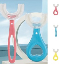 Spazzolino da denti per bambini silicone 360° pulizia a forma di U completo bambini Toothbrush Bebè price
