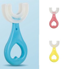 Spazzolino da denti a forma di U per bambini in silicone 360° pulizia accurata spazzolino denti Toothbrush Bebè price