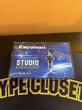 Excelvan Microfono da Studio a Condensatore Microfono da Registrazione con Supporto Shock Nero Oro Studio Microphone price