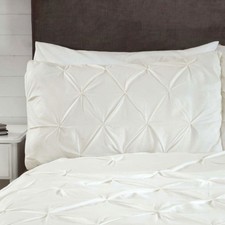 Set Copripiumino Singolo Balmoral A Pieghe Elegante - Crema Set copripiumino price
