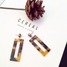 Nuovi orecchini goccia quadrati regalo moda donna festa spettacolo festa gioielli donna Orecchini bijoux price