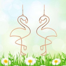 Orecchini pendenti da donna dichiarazione fenicottero gioielli orecchini romantici Orecchini bijoux price