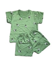 Pigiama unisex bambino bambino cotone elasticizzato set 2 pezzi manica corta (2T-3T) Pigiami Bebè price