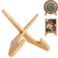 TICKLELY Supporto per Libri e Piatti - Leggio da Tavolo in Legno, Supporto per e Leggio e supporto per libri price
