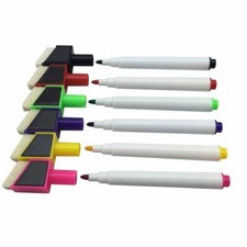 Lavagna a secco lavagna lavagna a fogli mobili punta fine pennarelli asciuga 6 colori assortiti Whiteboard Marker price