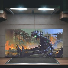 Cucina Splashback Vetro Temprato 100x50 Robot Rotto Lasciato in Fabbrica Cucina Robots price