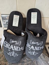 Grandad ciabatte medie uomo UK 9-10 Pantofole Uomo price