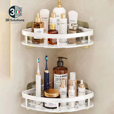 Mensola Del Bagno Lega Di Alluminio Portaoggetti per Shampoo Senza Perforazione Bagno Mensola price