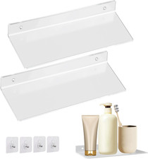 Mensole Bagno Senza Foratura Lunghezza 20*10Cm Scaffale Acrilico Espansione Spaz Bagno Mensola price