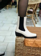 STIVALETTI DONNA 8805 STIVALI DONNE BEIGE BEATLES RAGAZZE INVERNO Stivali Ragazza price