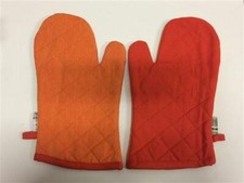 COPPIA GUANTONE GUANTO DA CUCINA FORNO PANIKER TRAPUNTATO ARANCIONE CHIARO E SCU Cucina Guanto price