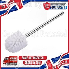 SPAZZOLA WC RICAMBIO RICAMBIO EFFETTO CROMATO WC BAGNO PULIZIA TESTINA E MANIGLIA Toilet Brush price