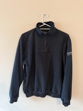 Galvin Giacca Maglione Antivento Pile Verde Nero Gore 1/4 Zip Uomo Taglia M Windstopper & Fleece price