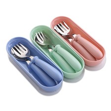 Gadget per bambini set stoviglie posate per bambini cartone animato cibo cucchiaio F-wl Set Feeding price
