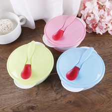 Set ventosa alimentazione bambino stoviglie antiscivolo con cucchiaio rilevatore LK Set Feeding price
