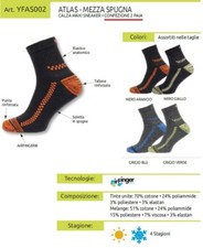 2x CALZA CORTA COMFORT AIRFINGER MEZZA SPUGNA CALZE DA LAVORO TREKKING OUTDOOR Calze outdoor price