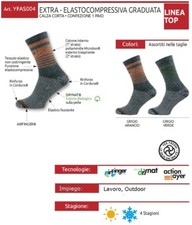 CALZA CORTA ELASTOCOMPRESSIVA TOP QUALITY 4 STAGIONI CALZE DA LAVORO OUTDOOR Calze outdoor price