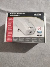 Kraun Powerline Kit 2 Mini Adattatori 200Mbps Ethernet Home Network Powerline Adattatore price