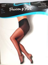 NUOVO Preston & York, Small NERO Sheer Pantyhose Control Top #1905 NUOVO Pantyhose price