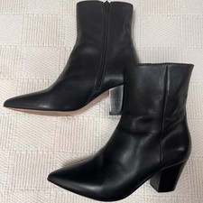 Stivaletti a punta in pelle nera Iris e inchiostro taglia 38 Stivali donna price
