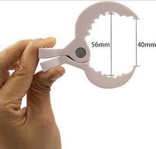 Seggiolino Passeggino 6 Pezzi Clip Carrozzina Passeggino Morsetto per Zanzariera (Beige) Mosquito Net Bebè price