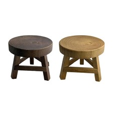 Sgabello per piante in legno, decorativo, rustico, per ufficio, scrivania, Ufficio Sgabello price