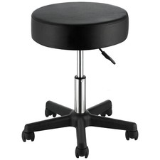 VEVOR Sgabello Rotondo Nero Altezza Regolabile 460-605mm Ufficio Studio Salone Ufficio Sgabello price