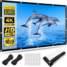 Telo Proiettore 120 Pollici, Schermo Proiettore Muro 16:9 HD 4K Projector Screen Projector Schermo price