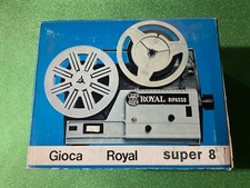 PROIETTORE E SCHERMO CINE ROYAL SUPER 8mm VINTAGE BOX  PROJECTOR PROJECTION Projector Schermo price