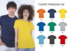 T-shirt 100% Cotone Mod. FREEDOM Maglia Magliette personalizzabili con loghi T-shirt uomo price