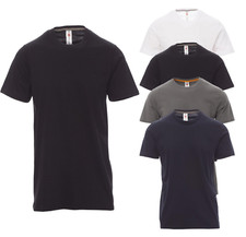 PAYPER SUNSET T-Shirt Maglia Uomo Manica Corta 100% Cotone Maglietta da Lavoro T-shirt uomo price