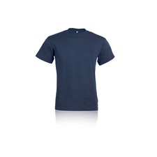 MAGLIETTA  T-SHIRT TSHIRT Maniche Corte UOMO DONNA  UNISEX  COLORATA BLU NAVY T-shirt uomo price