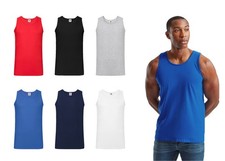 Canotta FRUIT OF THE LOOM 100% cotone UOMO girocollo 165gr. VALUEWEIGHT 6 colori T-shirt uomo price