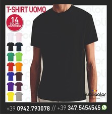 T-SHIRT UOMO TSHIRT MAGLIETTA GIROCOLLO MANICA CORTA COTONE 100% T-shirt uomo price