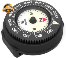 Mini Pulsante Mappa Bussola Lunetta Girevole per Cinturino Tutti i Giorni Porta EDC Compass price