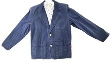 GIACCA BAMBINO CLASSICA SPORTIVA BLU IN COTONE 100 % BY GRANT Giacca Ragazzo price