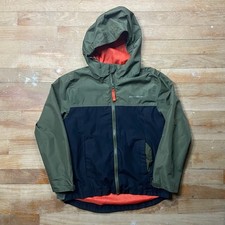 Giacca ragazzo Eddie Bauer Lone Peak verde arancione nero taglia 7/8 Giacca Ragazzo price
