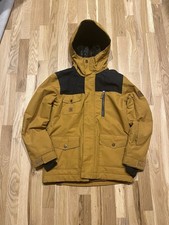 Giacca Quicksilver media ragazzo sci full zip cappuccio cappotto invernale marrone Giacca Ragazzo price