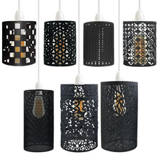 Plafoniera paralume Easy Fit stile tamburo sospensione soggiorno paralume lampada Camera Ceiling Lamp Bebè price