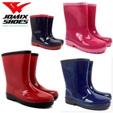 SCARPE BAMBINA BAMBINO STIVALI STIVALETTI DI GOMMA PVC Pioggia ANTISCIVOLO BASSI Bambini Stivali Unisex price