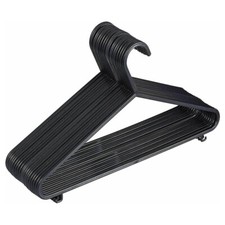 40 x APPENDIABITI IN PLASTICA PER BAMBINI BAMBINI APPENDIABITI IN PLASTICA NERO Clothes Hanger Bebè price