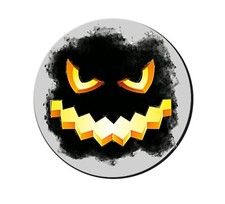 mouse pad tappetino pc con disegno zucca idea regalo scherzo halloween Disegno Pad price