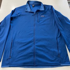 Patagonia R1 Daily Jacket Uomo XXL Blu Full Zip Maglione Pile 40510 XXL Cappotto outdoor price