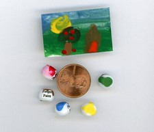 Casa delle bambole in miniatura perline barattoli pittura dita con foto-- foto varia Bead Paint price