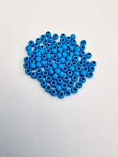 Materiali per legatura a mosca 100 pezzi 4 mm Kingfisher blu dipinto perline ottone svasato. Bead Paint price