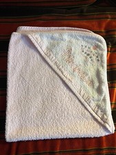 PROMO! Accappatoio Quadrato neonata principessa in puro cotone 75x75 cm Bebè 👶 Accappatoio bebè price