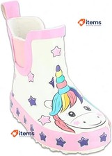 Beck Piccolo Unicorn Gomma Stivali Per Ragazzi e Ragazze, Multicolore, 18 Eu Stivali Ragazza price