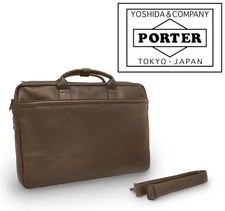 Borsa da lavoro Porter PORTER 2WAY valigetta borsa pelle bovina marrone uomo delicata Valigetta Uomo price